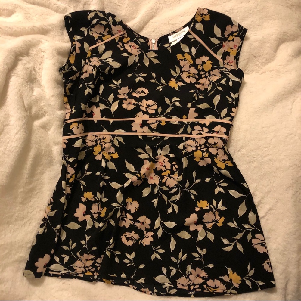 Motherhood Maternity Sleeveless Babydoll Top